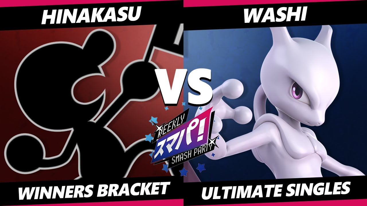 Sumapa 214 - Hinakasu (Game & Watch) Vs. Washi- (Mewtwo) Smash Ultimate - SSBU