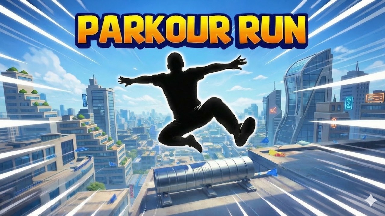 ROOFTOP PARKOUR RUN 🏙️ | Immersive Interactive Warm Up | Viral Obstacle Challenge | LEVEL 3