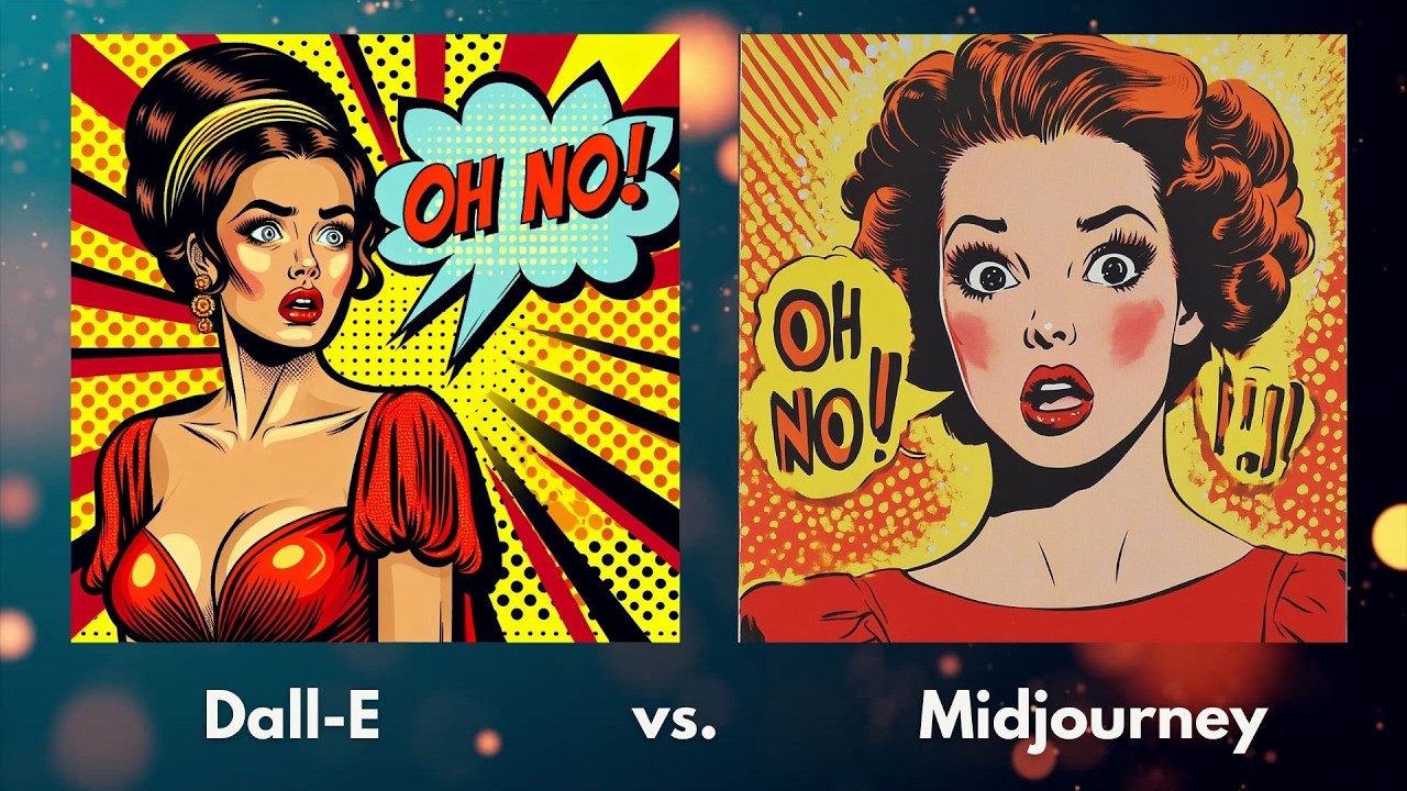 Midjourney vs Dall-E 3 im Vergleich - Die beste generative KI 2025