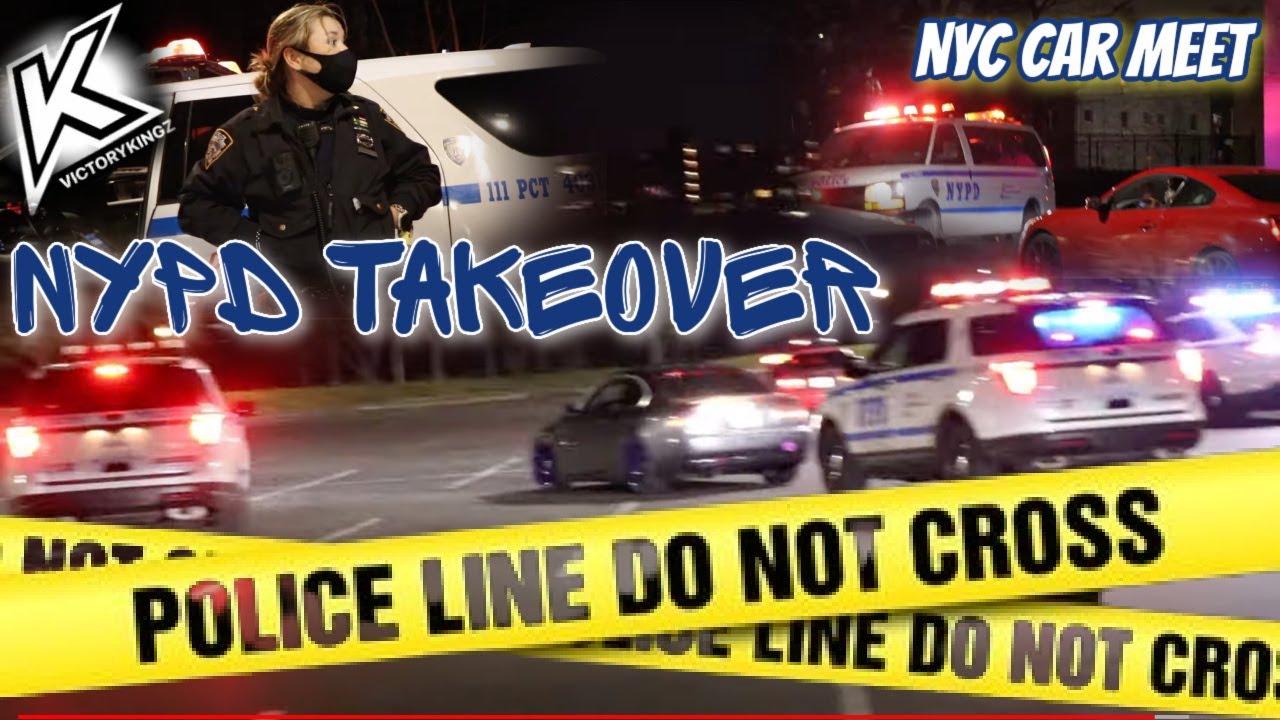 NYPD SHUT NEW YORK CITY DOWN !!! NYC CAR MEET (Crazy 🔒😳)