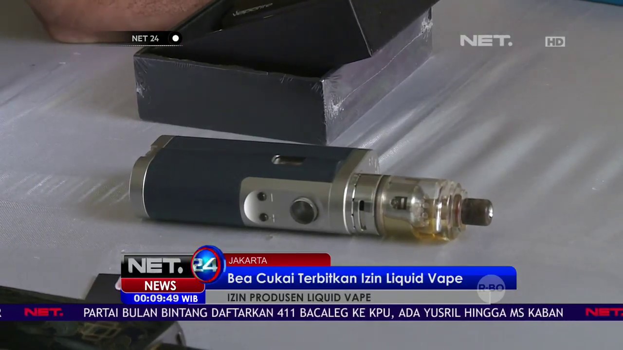 Bea Cukai Akan Memberi Label Terhadap Liquid Vape-NET24