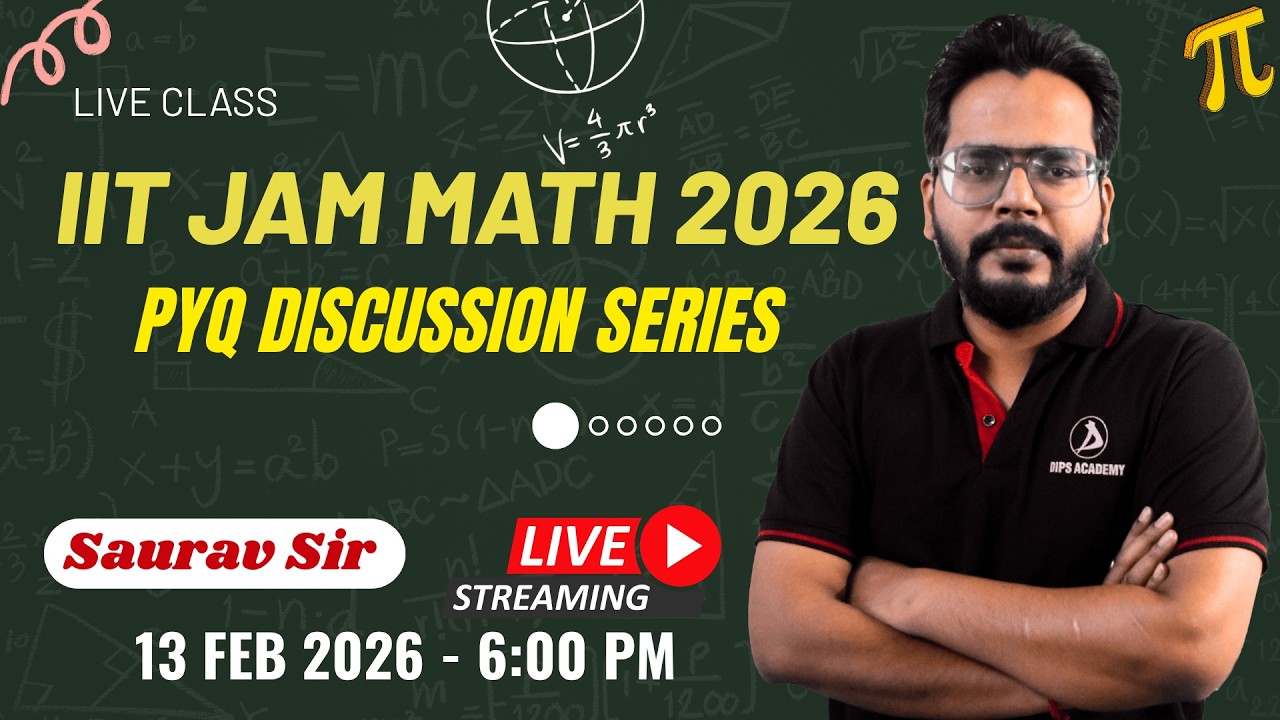 IIT JAM 2023 Mathematics | Previous Year Questions (PYQs) | Dr. Saurav Sir