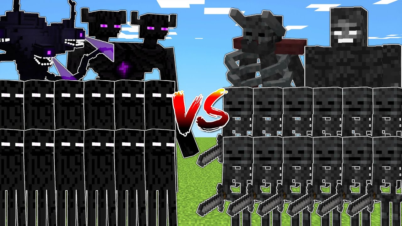 Эндермены против Wither Army