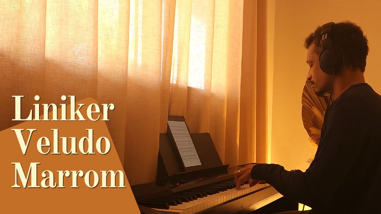Liniker - VELUDO MARROM (Piano Cover + Partitura) | O Meu Piano & Eu