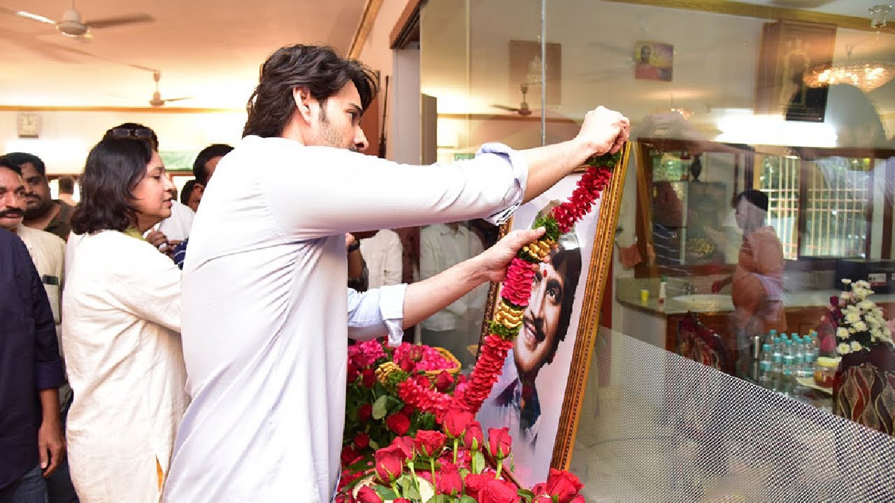 Live from Super Star Krishna Garu Home - #RIPSuperStarKrishnaGaru