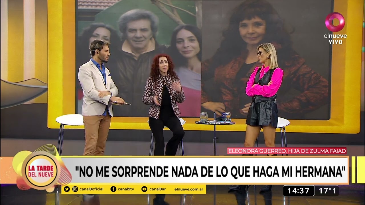 Habla la hija de Zulma Faiad sobre el conflicto por la herencia de Daniel Guerrero |#LaTardeDelNueve