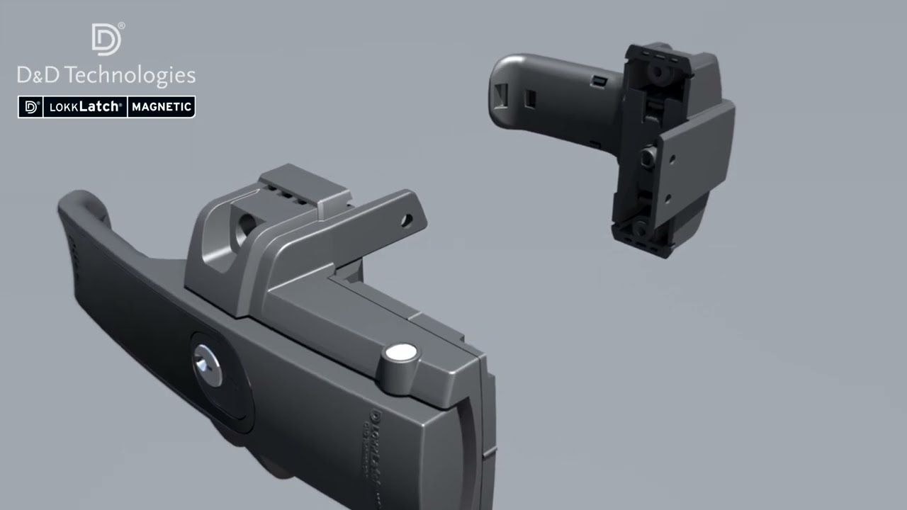 D&D Technologies LokkLatch MAGNETIC Gate Lock Latch | All Security Equipment