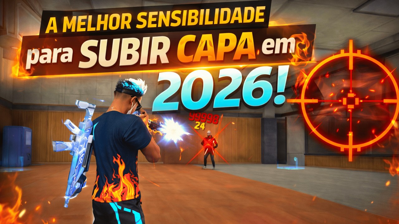 🔥 A MELHOR SENSIBILIDADE para SUBIR CAPA no FREE FIRE em 2026 (ATUALIZADA)