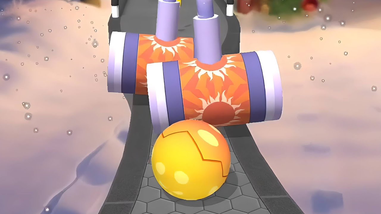 Rolling Ball Sky Escape New Update Gameplay Level 8