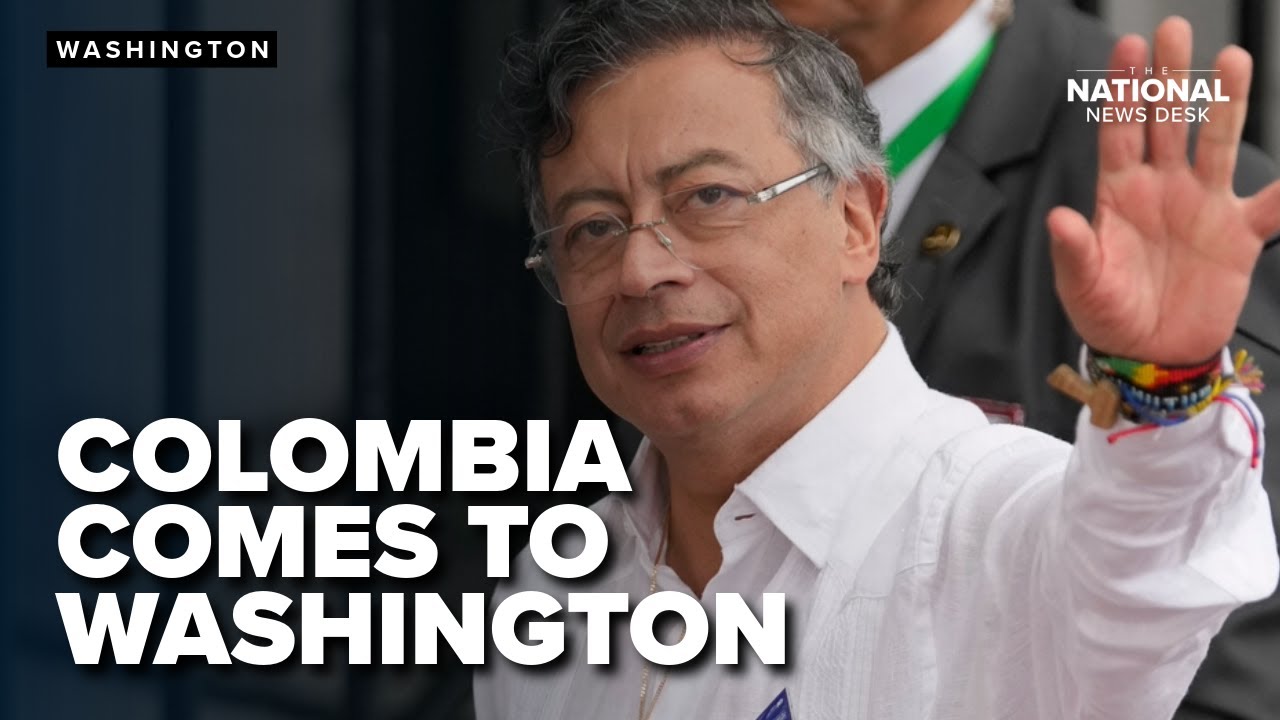 Trump meets with Colombian president at White House