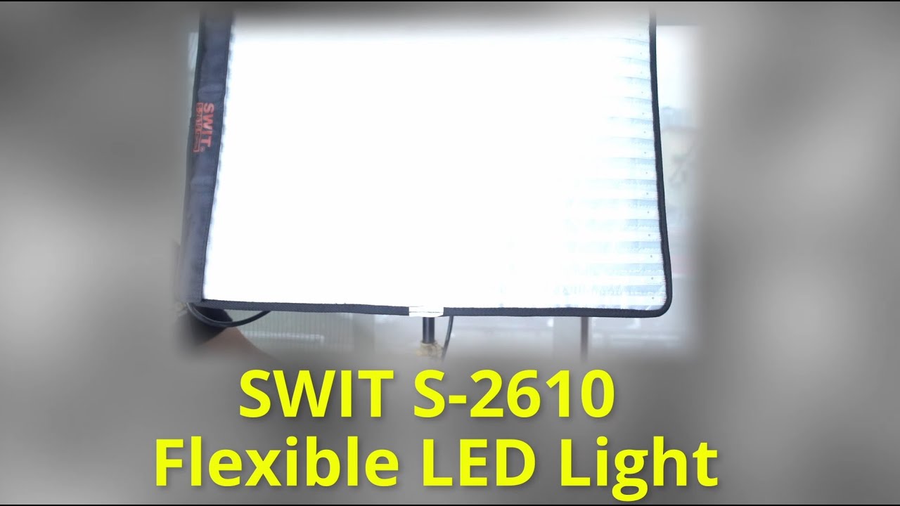 SWIT S-2610 Flexible LED Light - Tutorial, Unboxing & Review