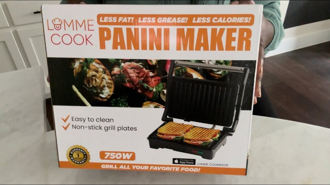 Unboxing My Panini Maker I Use This Sandwich Grill For A Perfect Crust