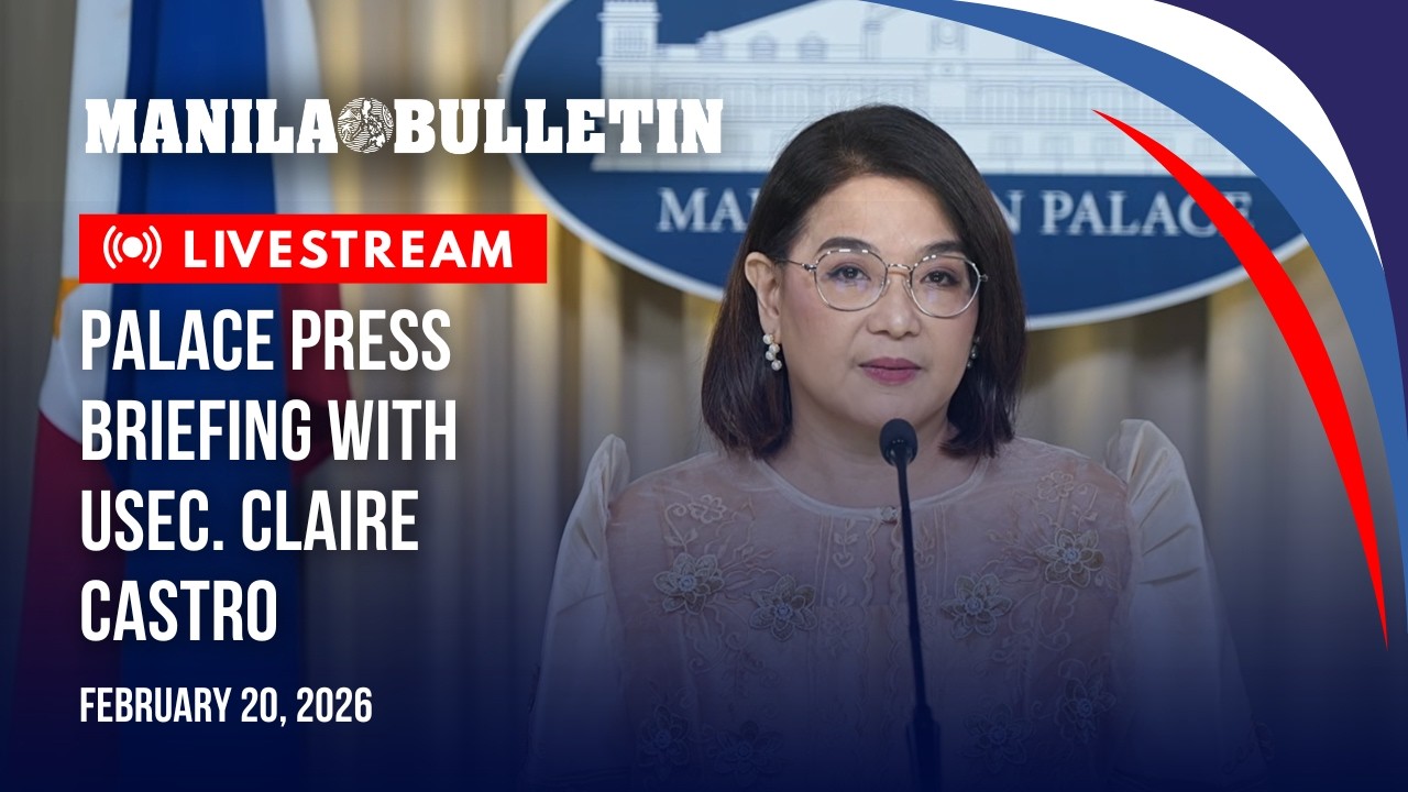 LIVE: Palace press briefing with Usec. Claire Castro | Feb. 20
