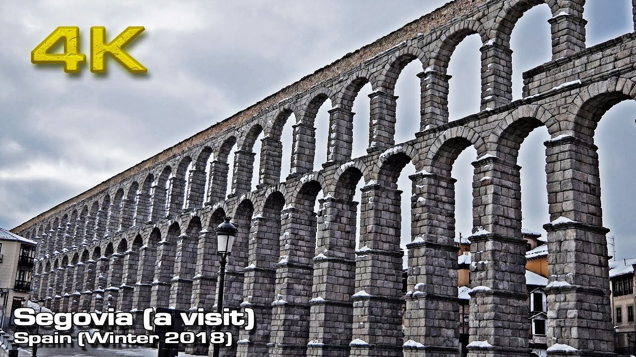 Segovia (a visit) [4K] Winter  2018 (Spain)