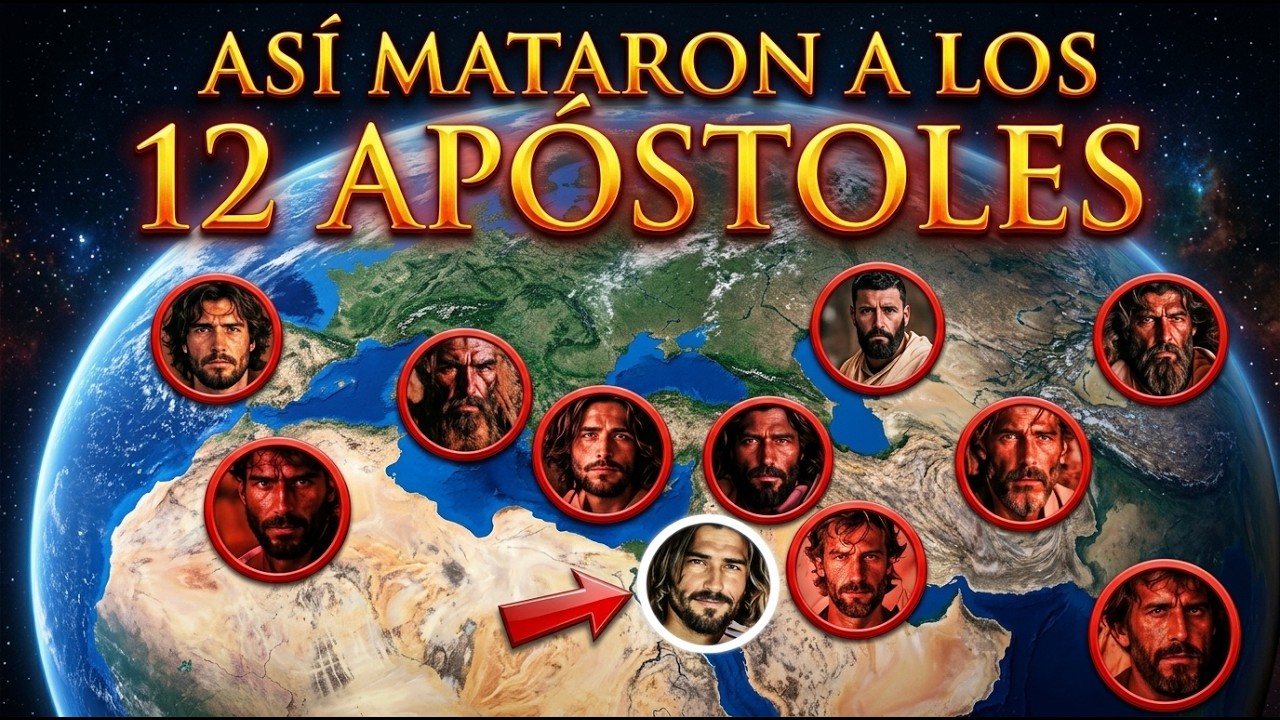 El Terrible FINAL de los 12 APÓSTOLES de Jesús en un Mapa REVELADO