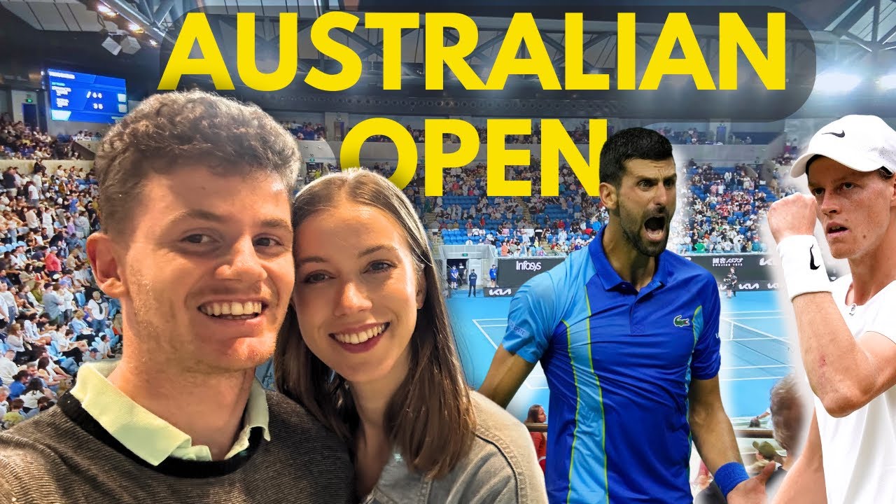 Мы впервые пошли смотреть Открытый чемпионат Австралии! 🎾