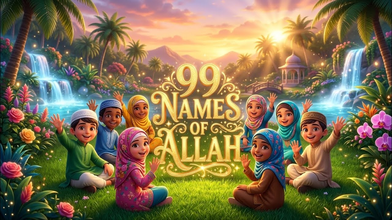 99 Names of Allah ﷻ (Asma-ul-Husna) | Beautiful Recitation | Mini Naats