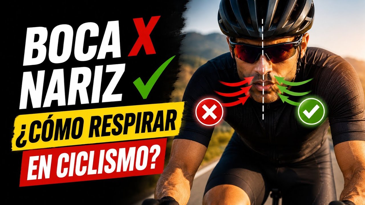 ¿RESPIRAR POR LA BOCA O LA NARIZ EN EN CICLISMO? Descubre cuál es mejor │Salud y Ciclismo