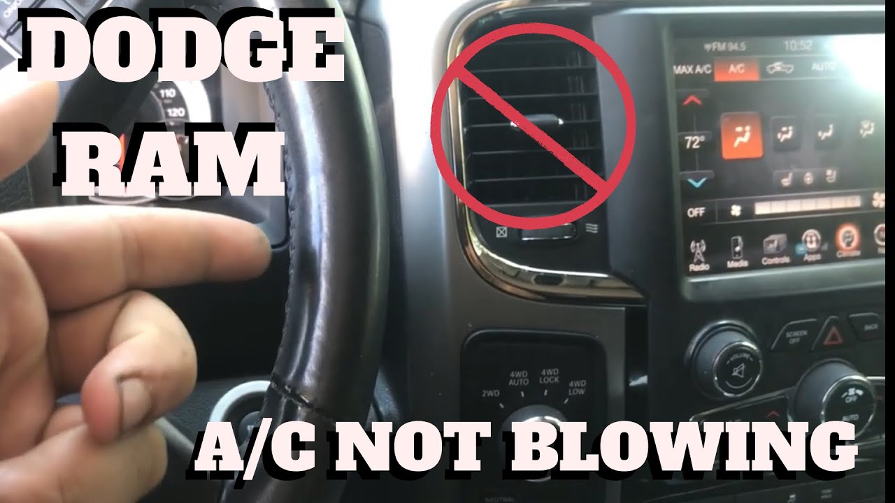 Dodge Ram A/C не дует