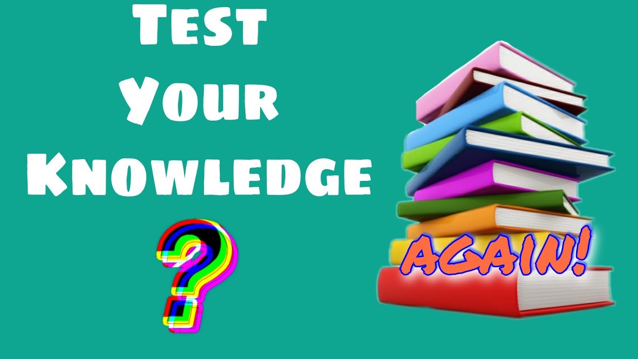 Test Your Knowledge? Again #nata2021