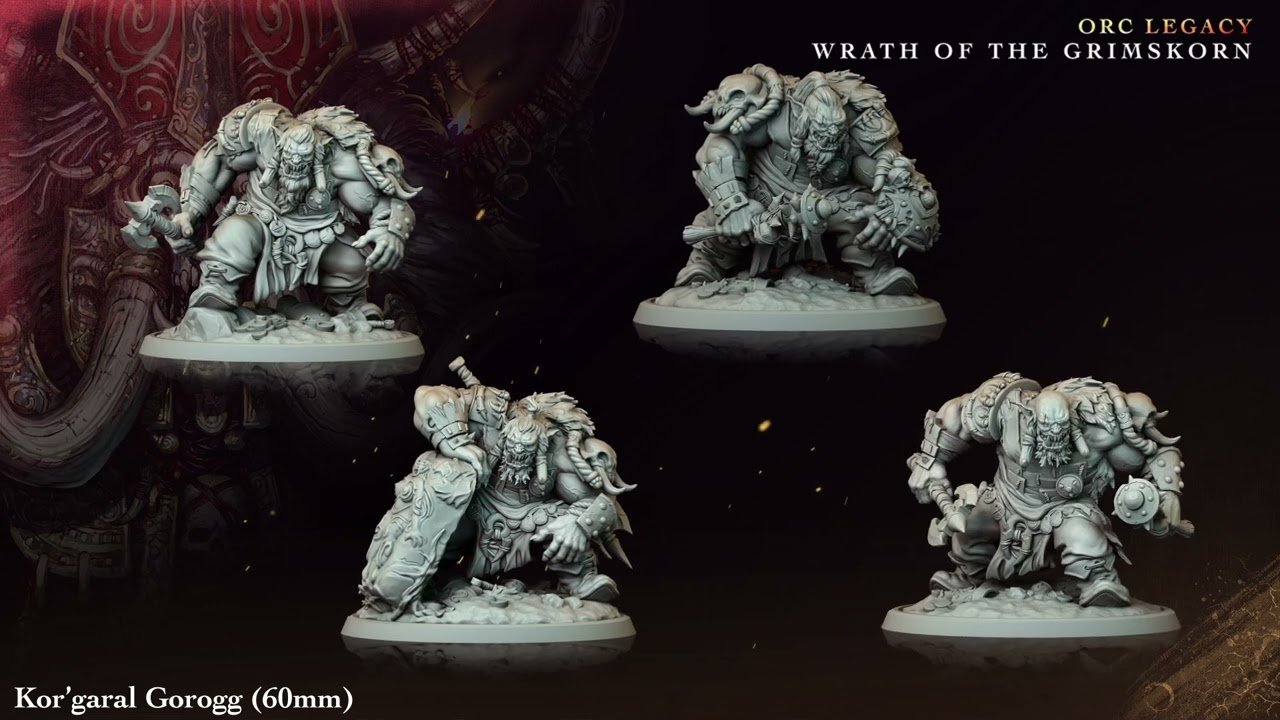 💢 Orc Legacy - Wrath of the Grimskorn #archvillaingames &bull; 3D Printable Models