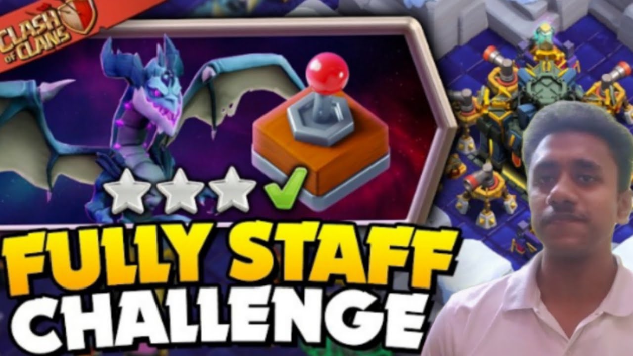 Easily get 3 star in Fully Staffed challenge! Clash of clans new event attack... 