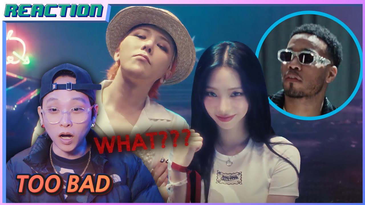 G-DRAGON - TOO BAD (feat. Anderson .Paak) (Official Video) [Korean Reaction]