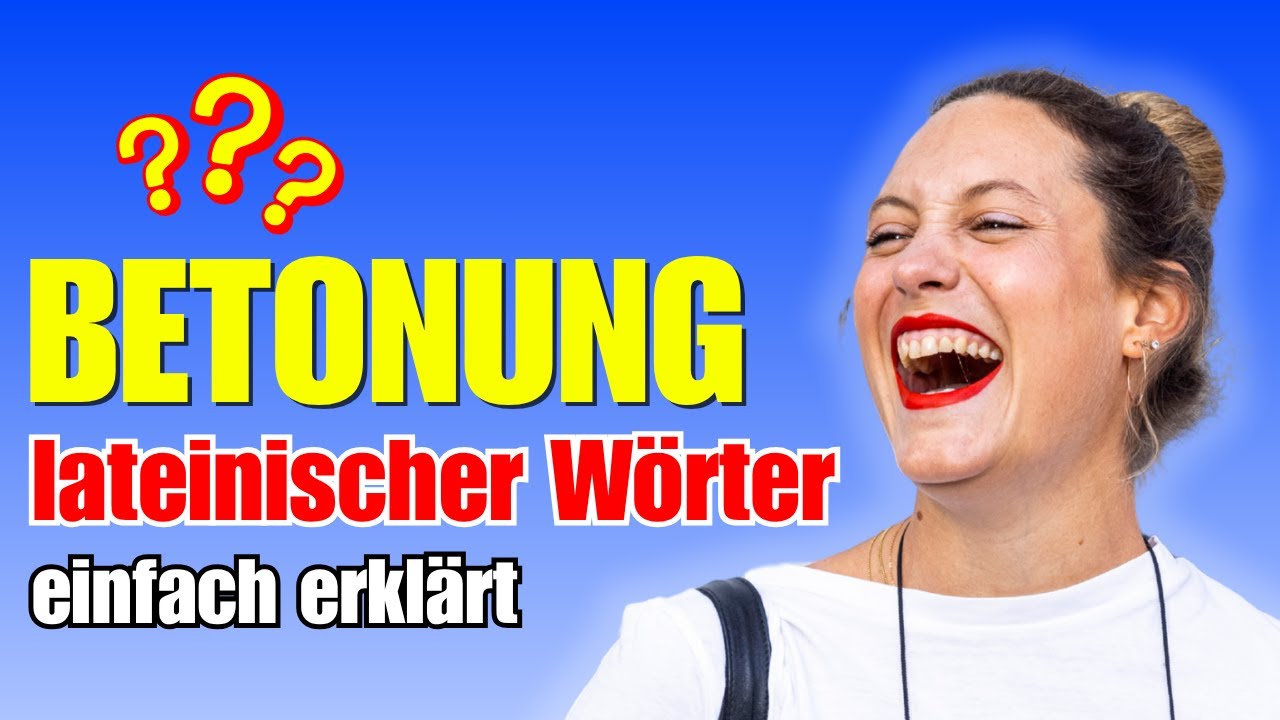 Latein: So BETONST du lateinische Wörter | Muttersprache EUDA!