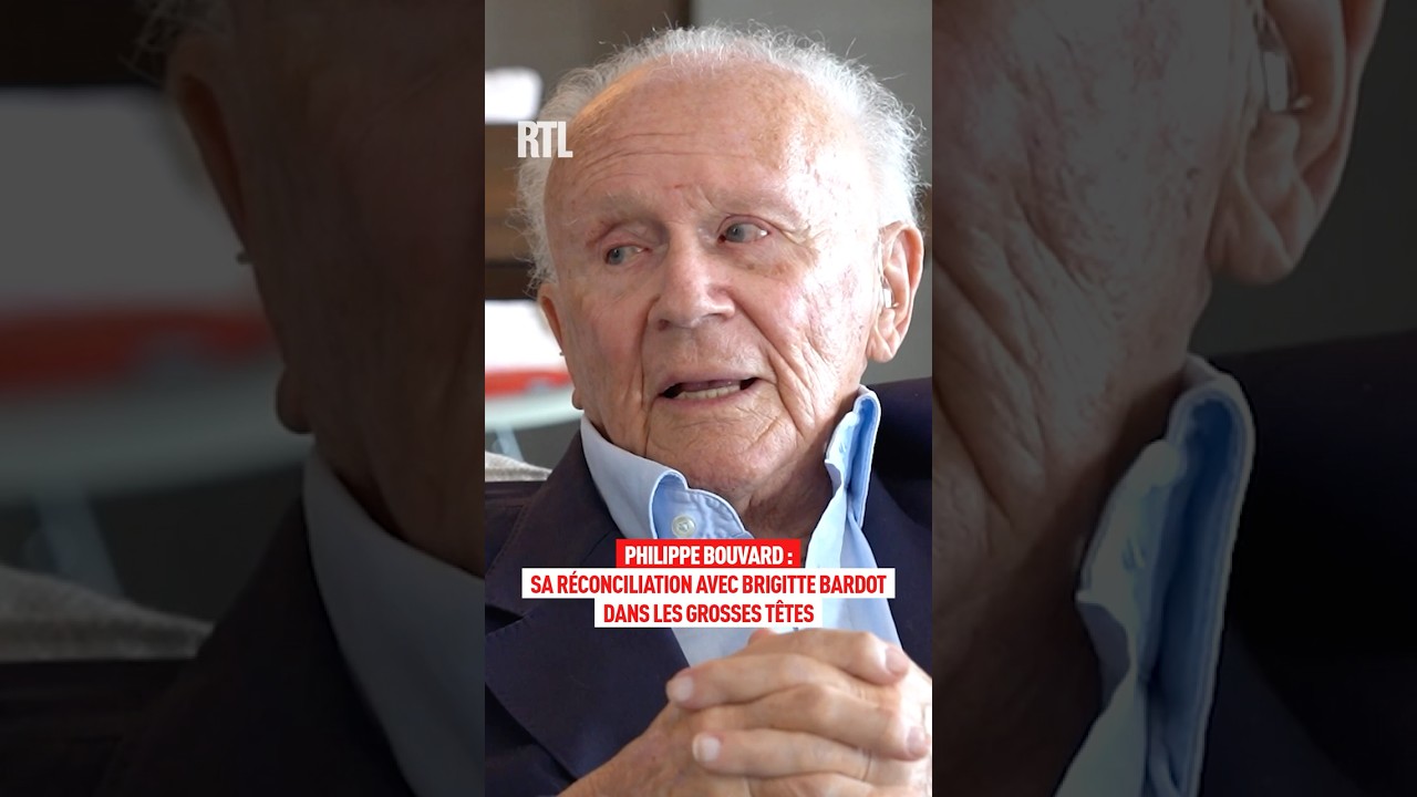 Philippe Bouvard raconte sa r&eacute;conciliation avec Brigitte Bardot dans Les Grosses T&ecirc;tes