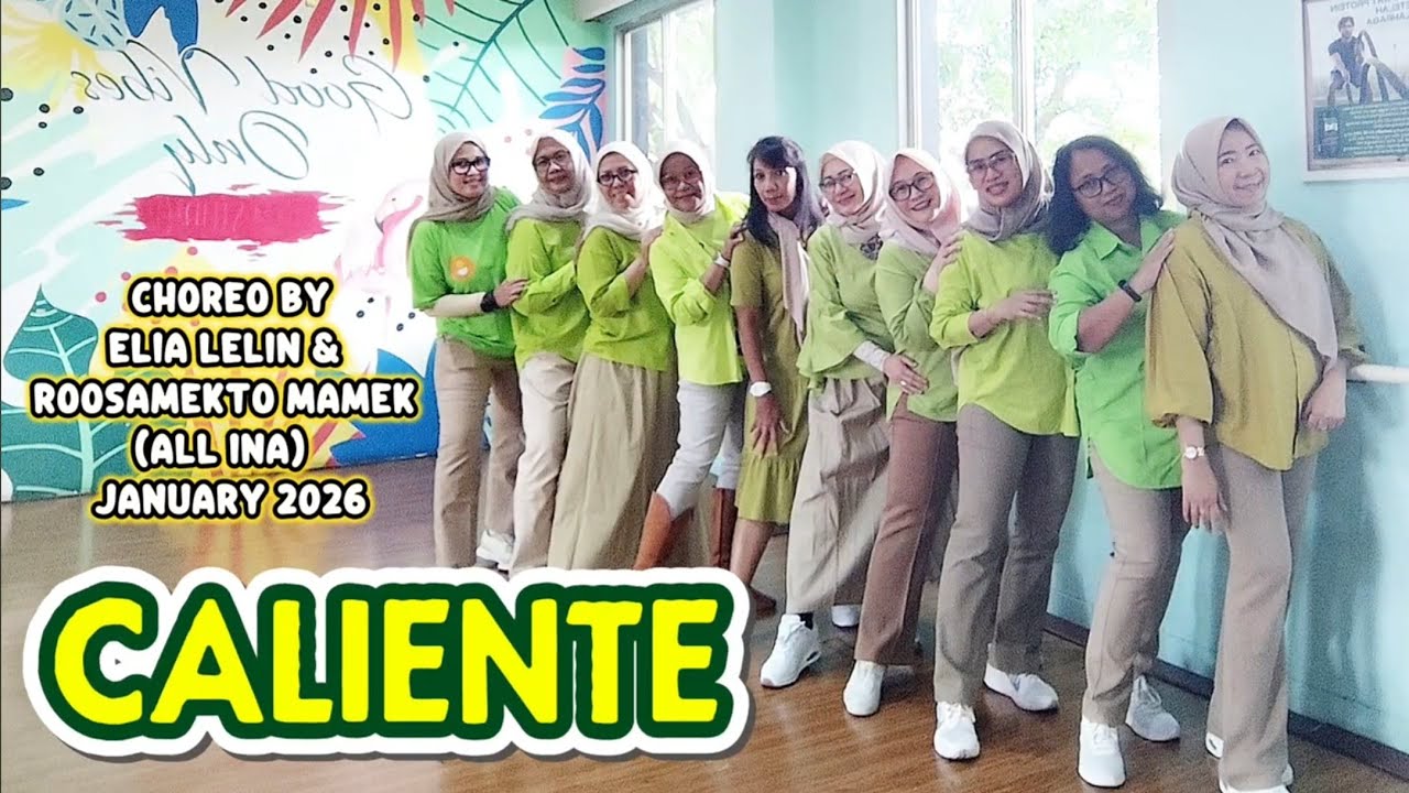 CALIENTE Line Dance ll Elia Lelin & Roosamekto Mamek (All INA),January 2026 llCHIQSQUAD (DKI 70) INA
