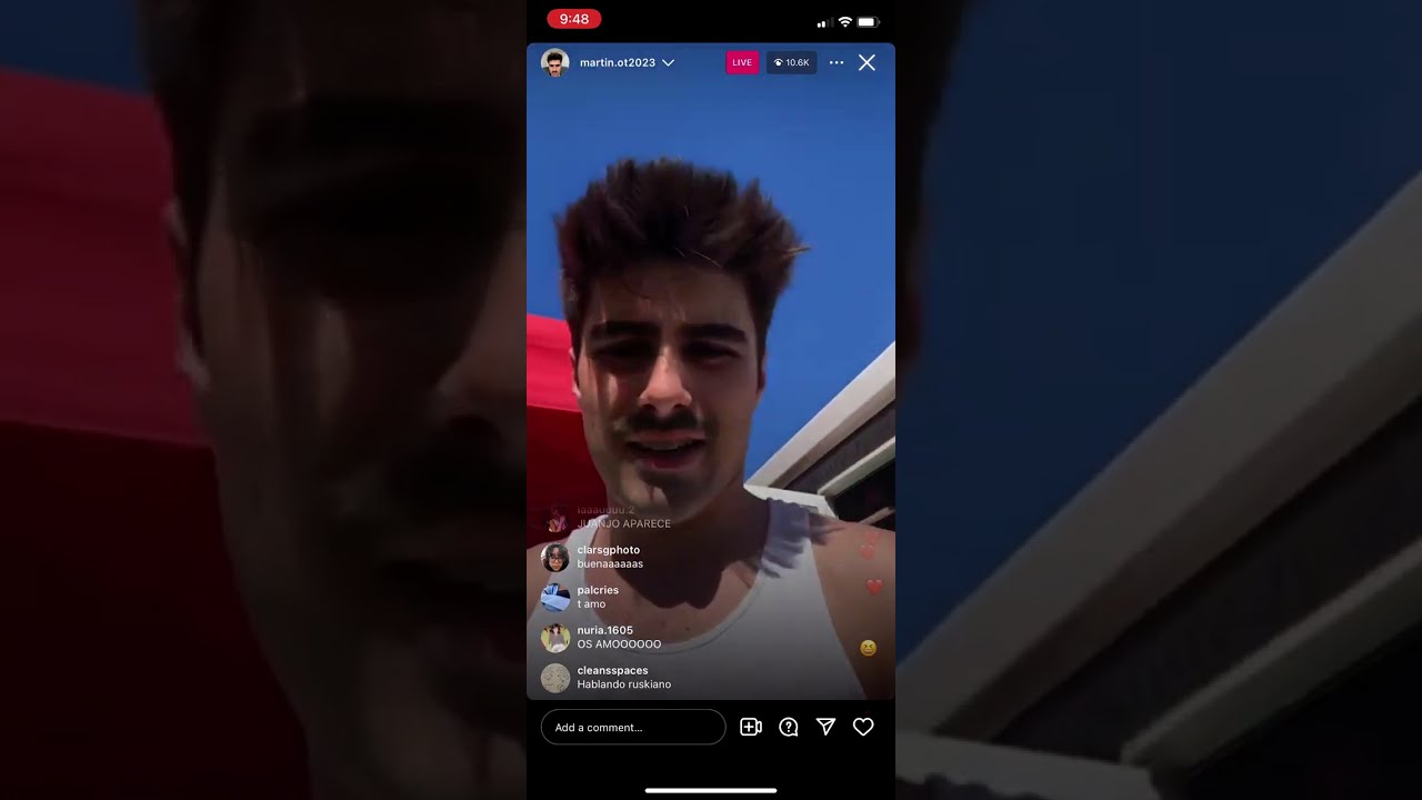 Martin Urrutia Instagram live / directo 15 de junio (con Chiara y Ruslana)