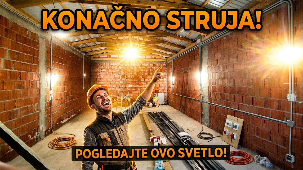 Od mraka do svetla - garaza dobila struju