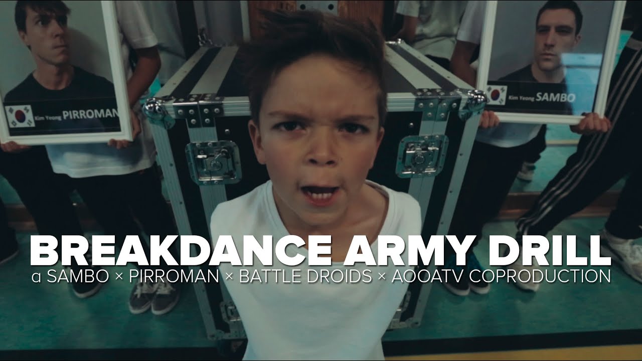 BREAKDANCE ARMY DRILL - Amazing Bboy School