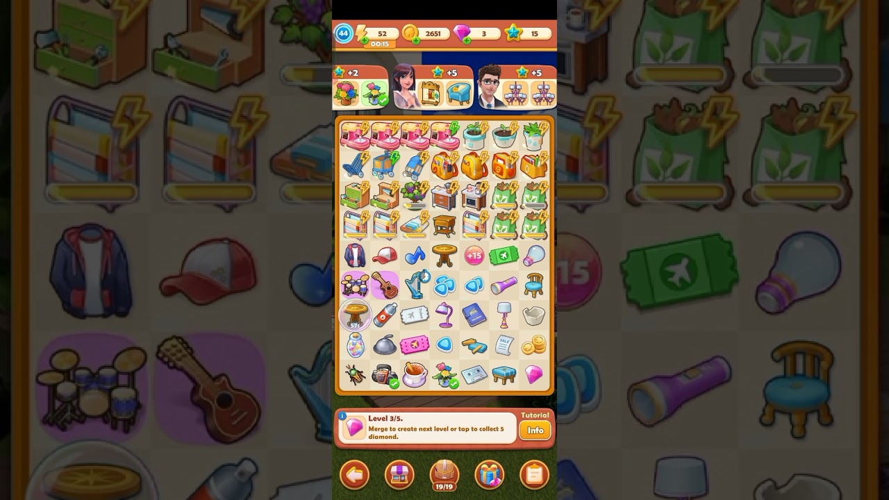Decor merge home design game...
