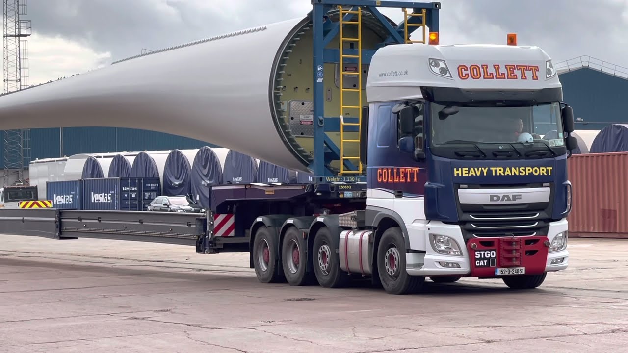 Collett Heavy Transport Blade Running 60m long