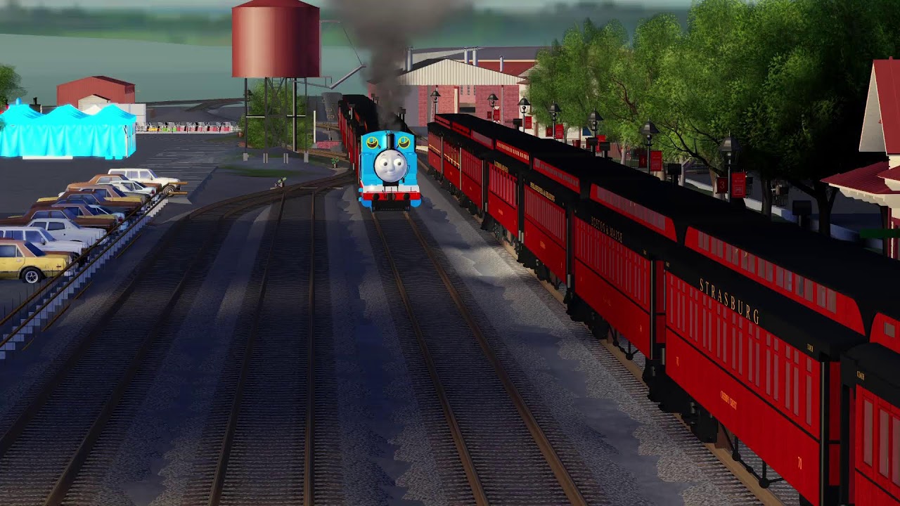 Strasburg the last spike day out with Thomas event/Random roblox game stream 44 pt5