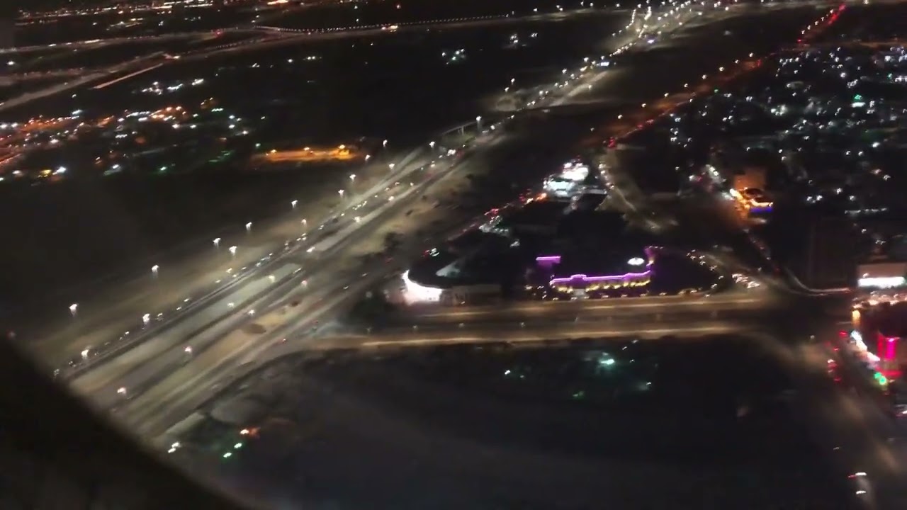 Night Landing at the New King Abdulaziz International Airport- Jeddah KSA