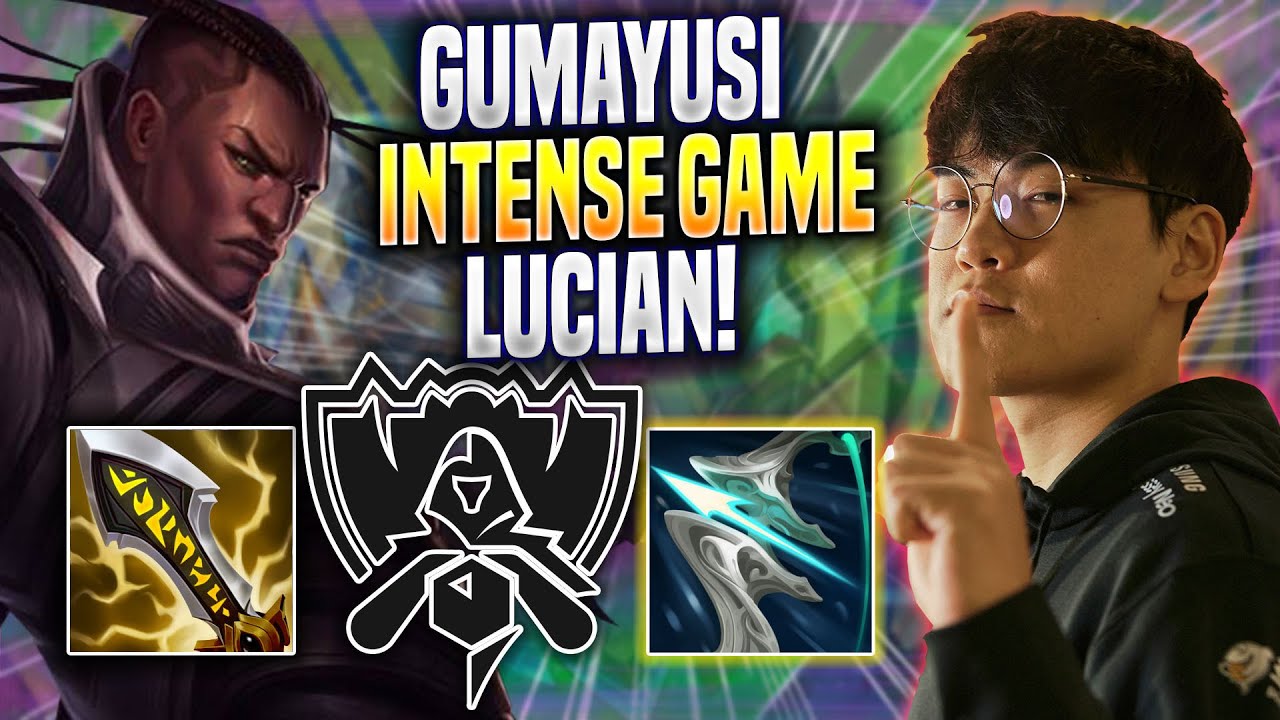 GUMAYUSI INTENSE GAME WITH LUCIAN! - T1 Gumayusi Plays Lucian ADC vs Aphelios! | Bootcamp 2022