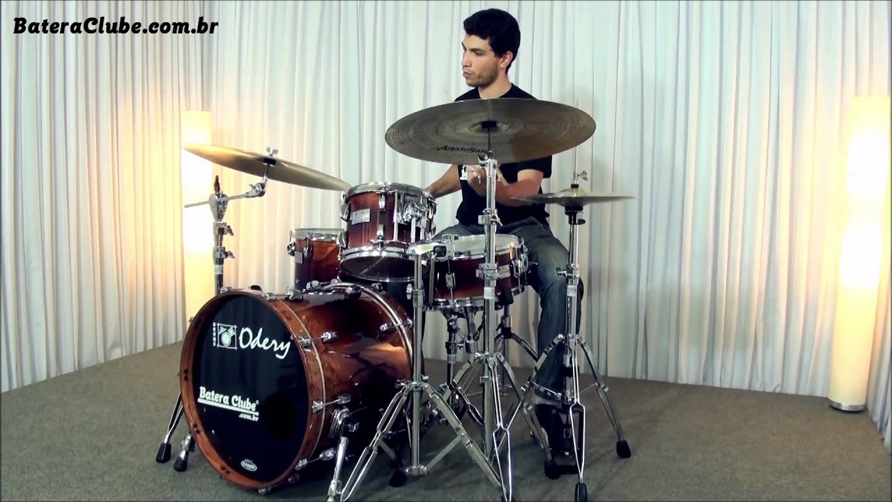 Odery Eyedentity Jazz Bubinga soundcheck - BATERACLUBE.com.br