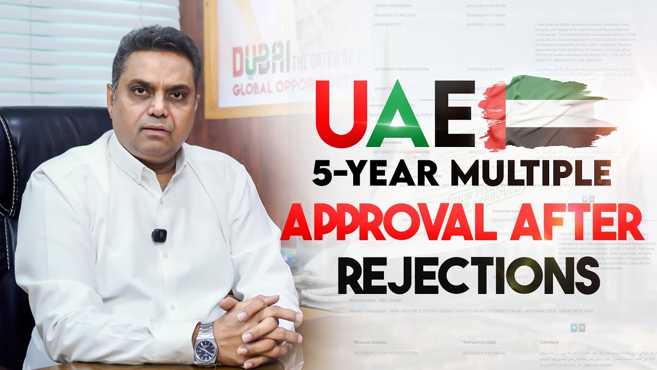 How to Get UAE 5-Year Multiple Entry Visa Approved & Use the Reconsideration Option | M.A Sharyar