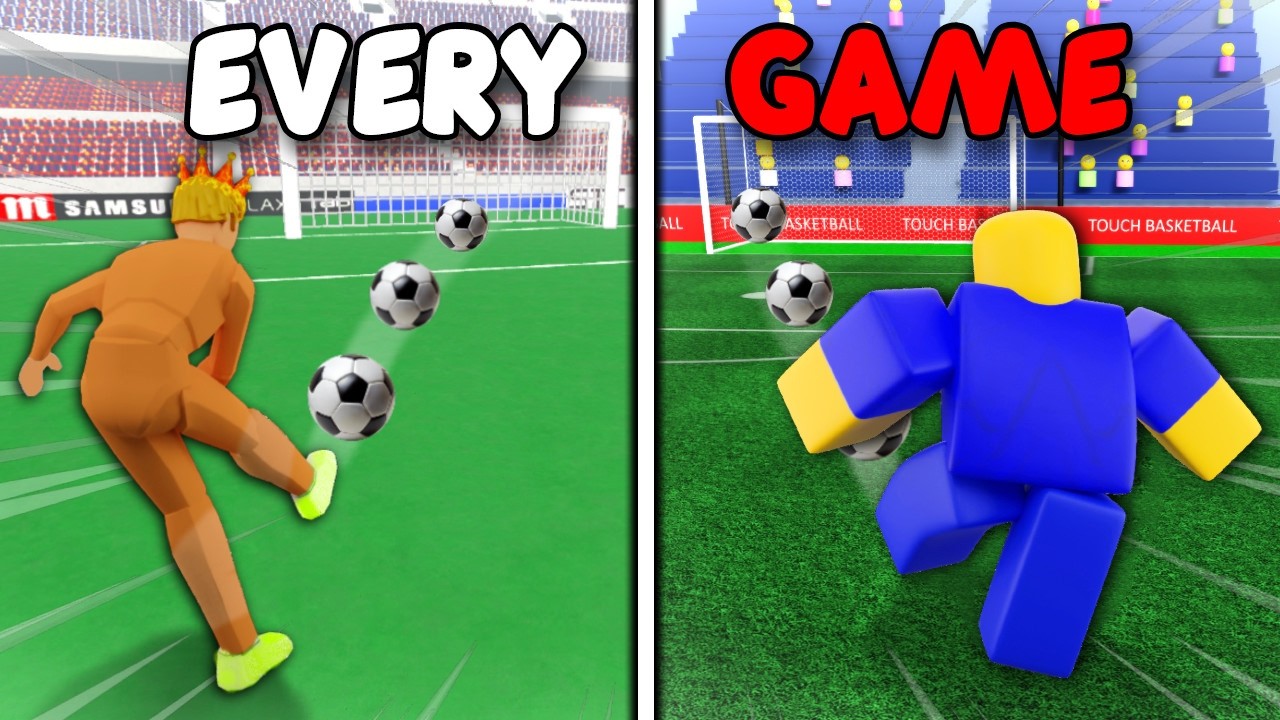 Забить хет-трик в каждой игре Roblox Soccer!