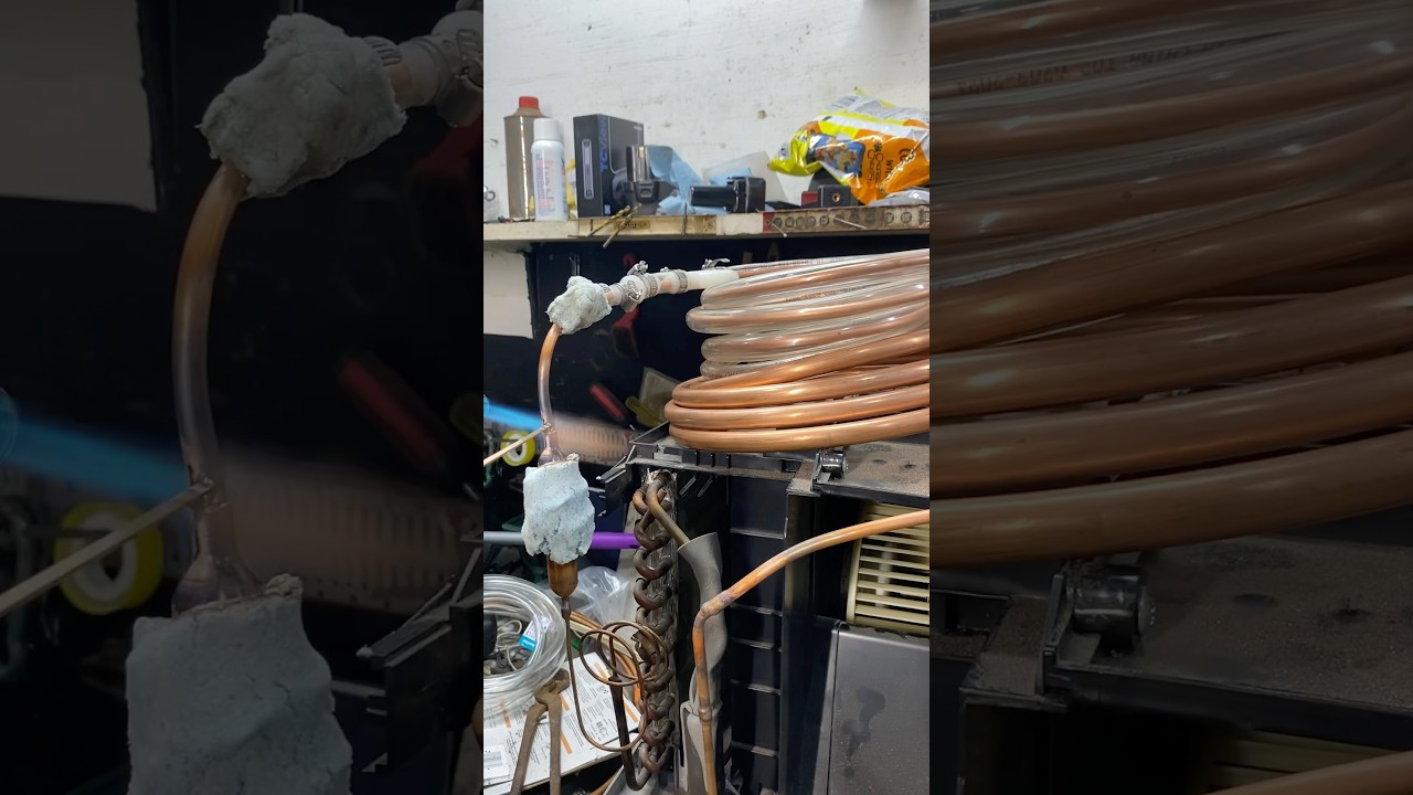 Making a water source heat pump out of a dehumidifier. #HandsomeOrHandy #MadScienceLab