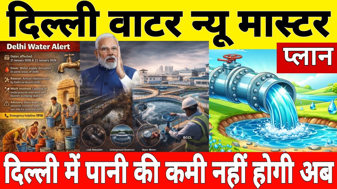 Water Supply Improvement Project in Delhi | Chandrawal Water Treatment Plant Update 