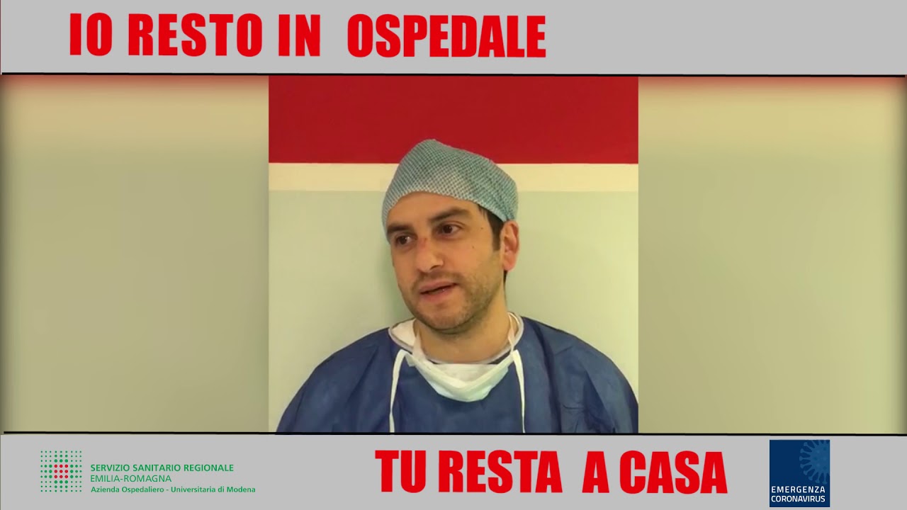 Io resto in ospedale , tu resta a casa - Covid Room Baggiovara