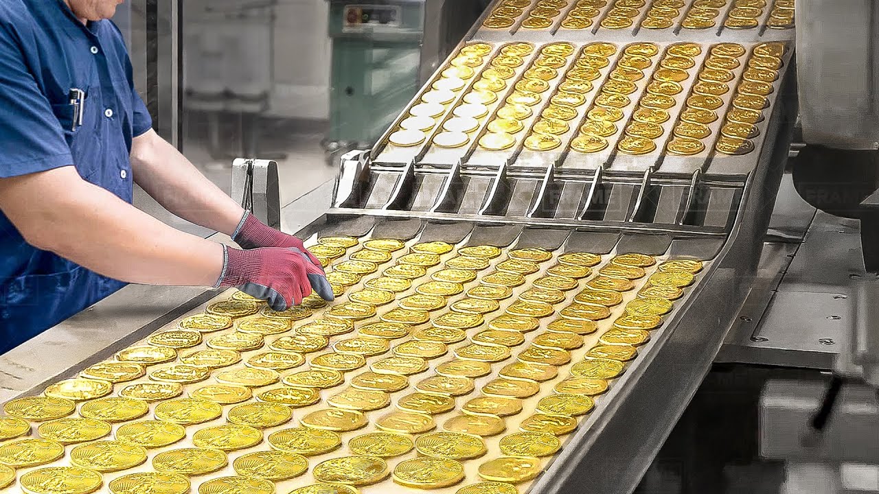 Inside US Factory Producing Millions of Gold and Silver Coins