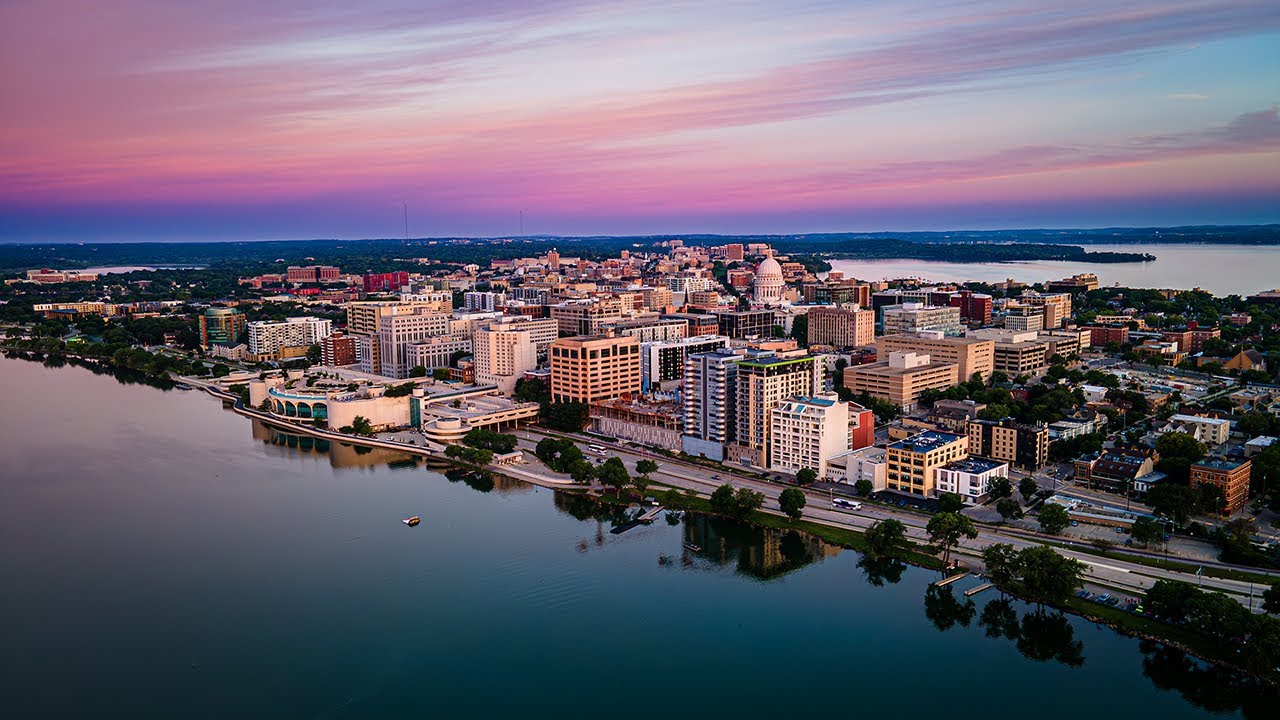 The Saddlery Community Tour (Drone, Amenities, Rooms) Downtown Madison, WI