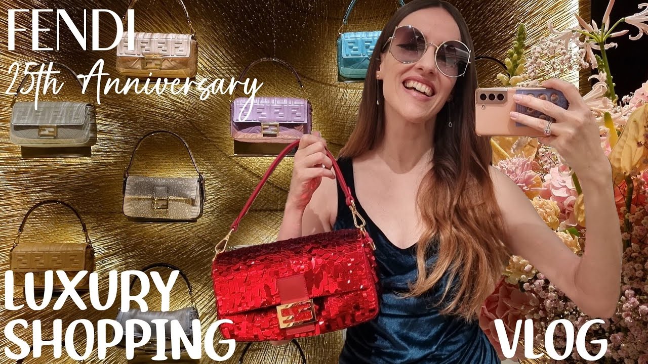 NEW IN BAGS 🔥 Come Luxury Shopping With Me - FENDI 25th Anniversary Baguette, LOUIS VUITTON & CHANEL