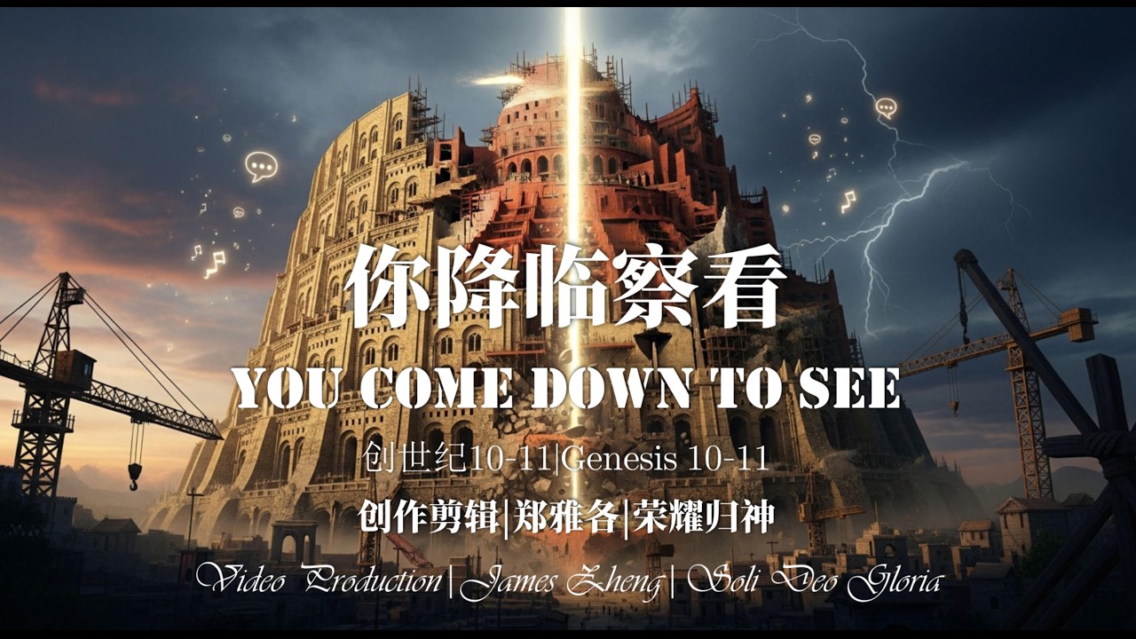你降临察看 (You come down to See) ⚡️ 122 BPM 史诗现代敬拜 (Epic Modern Worship) | 创世记10-11：巴别塔的崩塌与神的统治