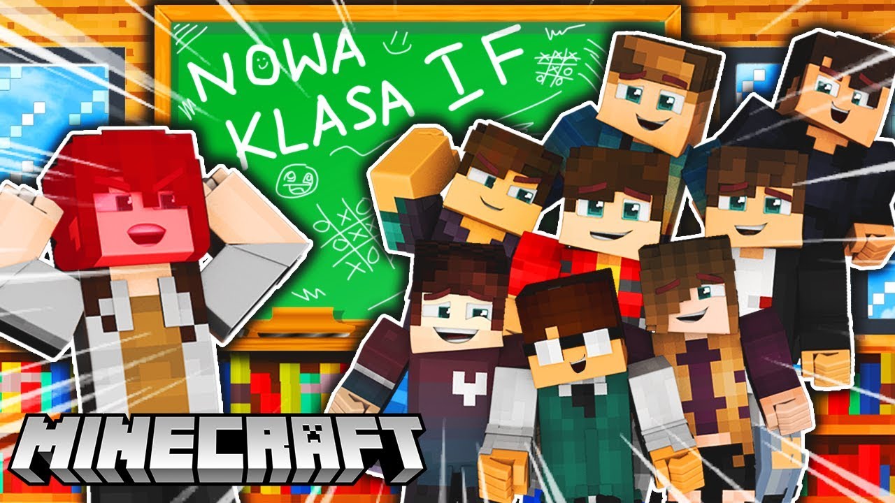 👨‍🎓 NOWA KLASA?! *przypał u dyrka!* | MINECRAFT EKSTRA SZKOŁA!