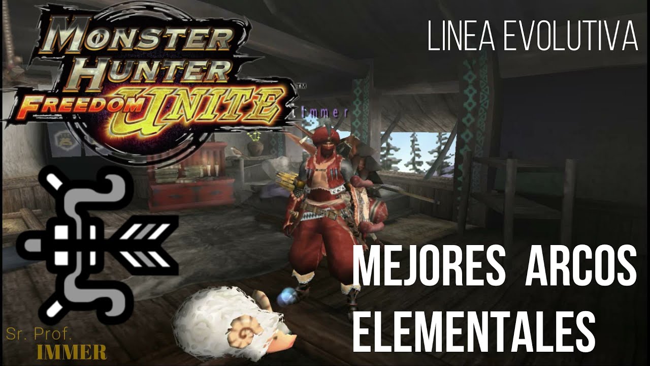 Mejores Arcos Elementales - Monster Hunter Freedom Unite/MHFU